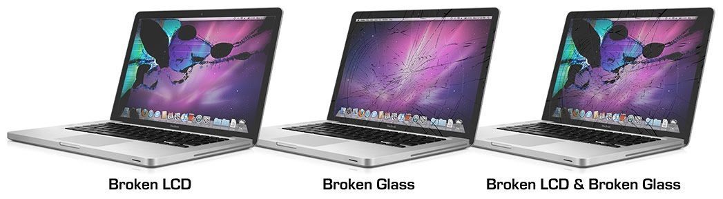 Apple repair broken macbook screen halyard sv250l