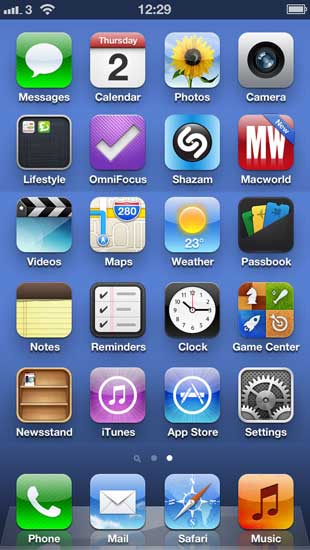 Tap settings on the home screen of your iPhone