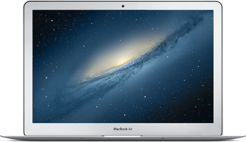 A picture of an apple MacBook Air from 2012