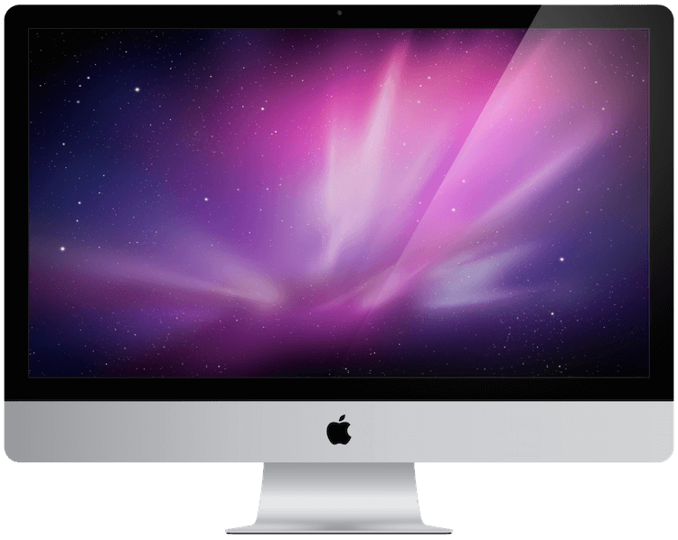 A picture of an apple iMac from 2010