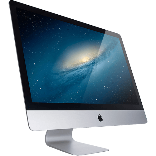A picture of an apple iMac from 2012