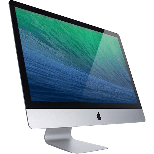 A picture of an apple iMac from 2013
