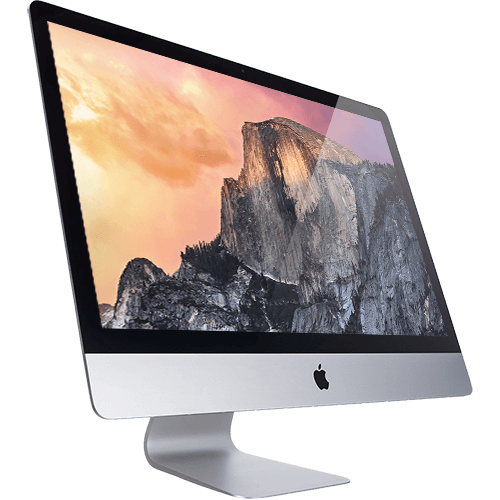 A picture of an apple iMac from 2014