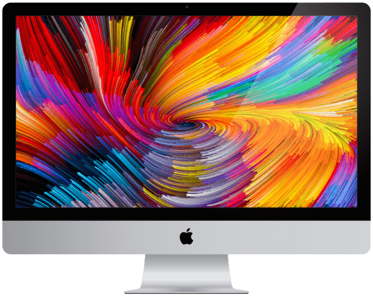 a picture showing a Retina Apple iMac from 2017.