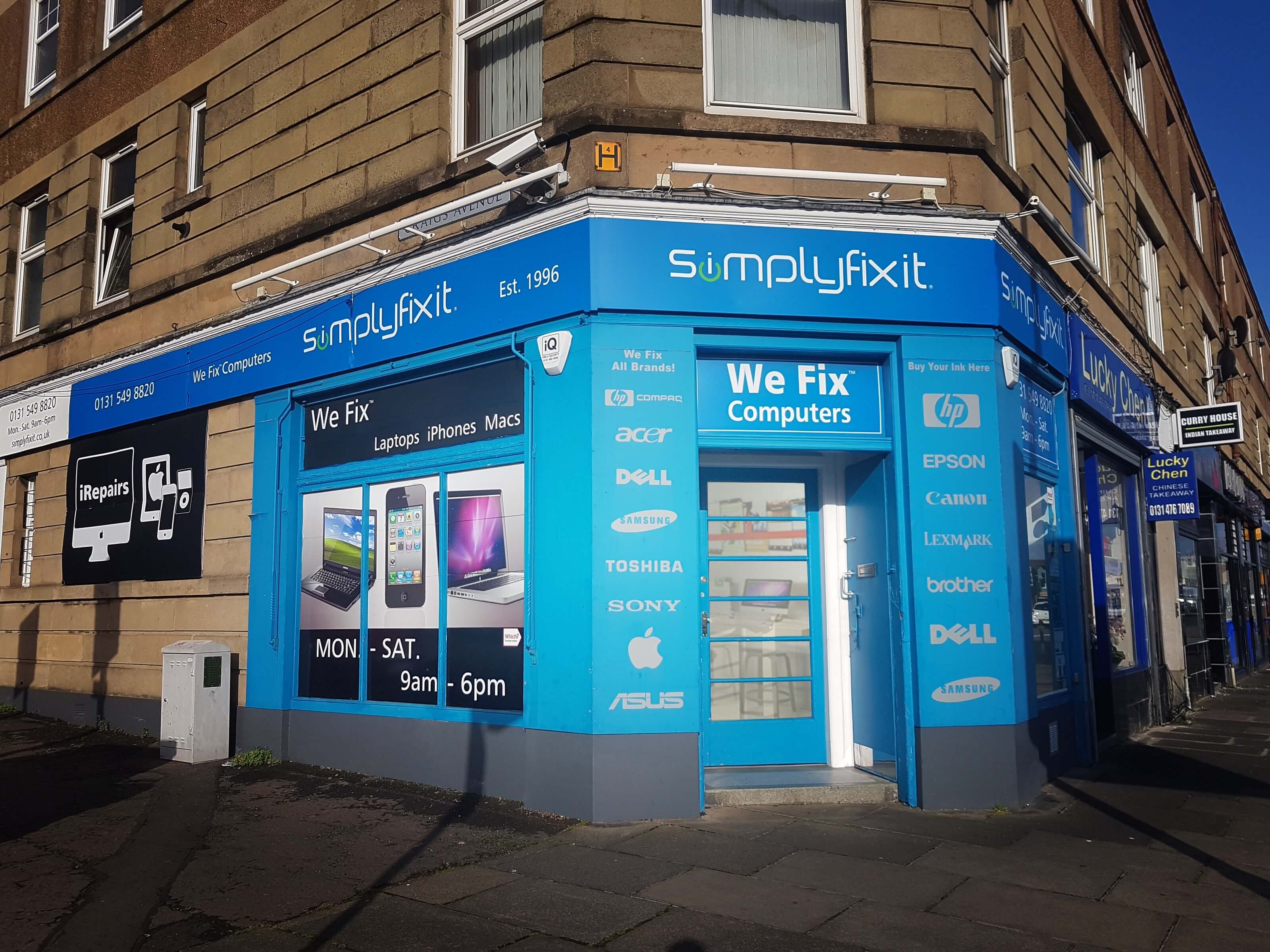 SimplyFixIt at Glasgow Road, Corstorphine.