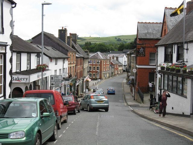 picture of Knighton, Powys.